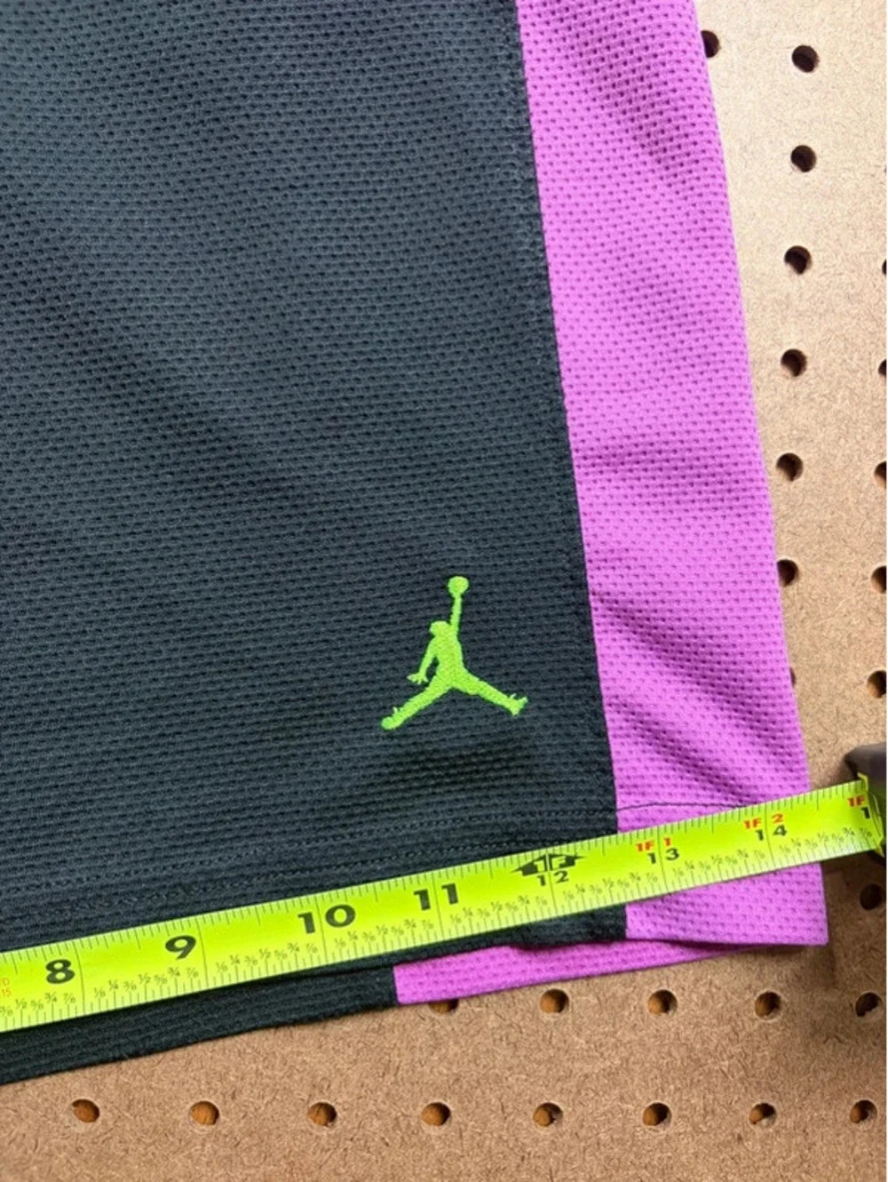 Y2K Jordan Mens Air Jordan Basketball Shorts- Black/Blue/Pink